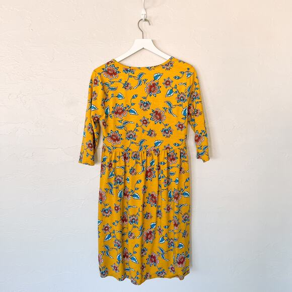 Matilda Jane A Place in the Sun Yellow Floral Dress Medium - Picture 4 of 5